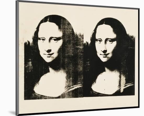 Double Mona Lisa, 1963-Andy Warhol-Mounted Art Print