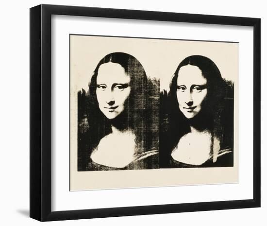 Double Mona Lisa, 1963-Andy Warhol-Framed Art Print