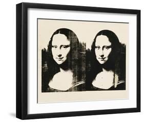 Double Mona Lisa, 1963-Andy Warhol-Framed Art Print