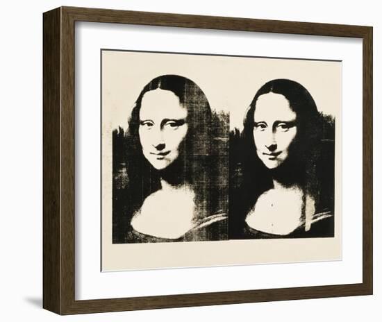 Double Mona Lisa, 1963-Andy Warhol-Framed Art Print