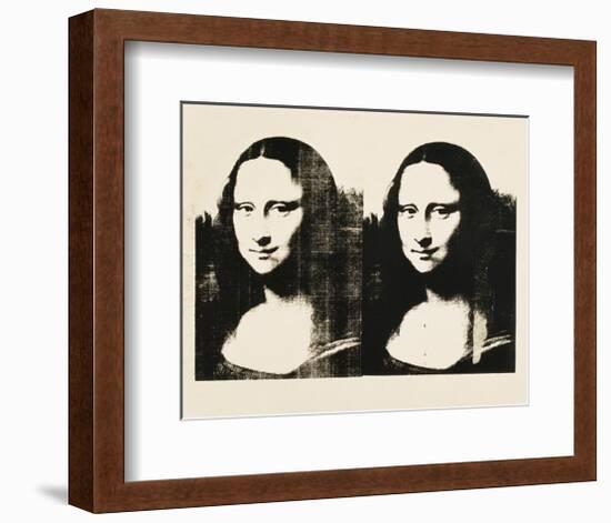 Double Mona Lisa, c.1963-Andy Warhol-Framed Giclee Print