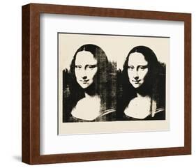 Double Mona Lisa, c.1963-Andy Warhol-Framed Giclee Print