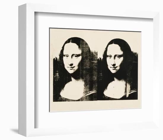 Double Mona Lisa, c.1963-Andy Warhol-Framed Giclee Print