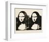 Double Mona Lisa, c.1963-Andy Warhol-Framed Giclee Print