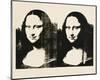 Double Mona Lisa, c.1963-Andy Warhol-Mounted Giclee Print