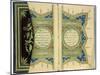 Double Page Spread from a Koran with Marginal Floral Decoration, Turkish, 1882-null-Mounted Giclee Print