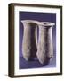 Double Pithoi, Geometric Patterned Terracotta from Milos, Greece-null-Framed Giclee Print