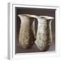 Double Pithoi, Geometric Patterned Terracotta from Milos, Greece-null-Framed Giclee Print