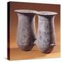 Double Pithoi, Geometric Patterned Terracotta from Milos, Greece-null-Stretched Canvas