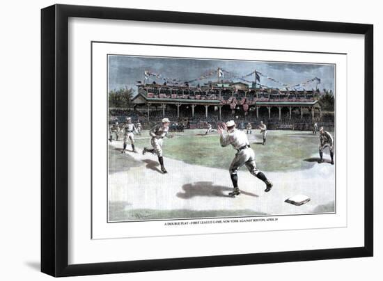 Double Play-null-Framed Art Print