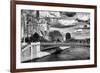 Double Pont Bridge - Notre Dame Cathedral - Paris - France-Philippe Hugonnard-Framed Photographic Print