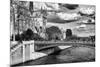 Double Pont Bridge - Notre Dame Cathedral - Paris - France-Philippe Hugonnard-Mounted Photographic Print