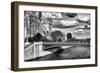 Double Pont Bridge - Notre Dame Cathedral - Paris - France-Philippe Hugonnard-Framed Photographic Print