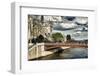 Double Pont Bridge - Notre Dame Cathedral - Paris - France-Philippe Hugonnard-Framed Photographic Print