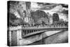 Double Pont - Notre Dame Cathedral - Paris - France-Philippe Hugonnard-Stretched Canvas