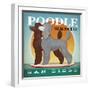 Double Poodle Paddle Board-Ryan Fowler-Framed Art Print