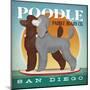 Double Poodle Paddle Board-Ryan Fowler-Mounted Art Print