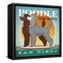 Double Poodle Paddle Board-Ryan Fowler-Framed Stretched Canvas