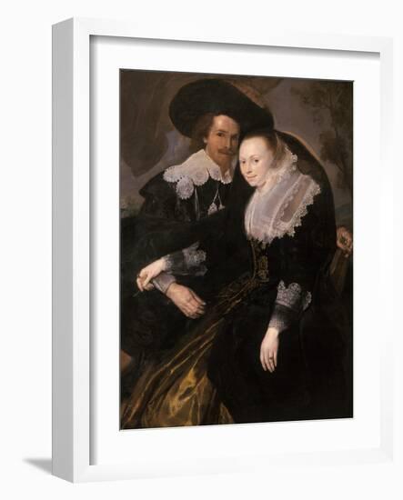 Double Portrait, C.1630-Sir Anthony Van Dyck-Framed Giclee Print