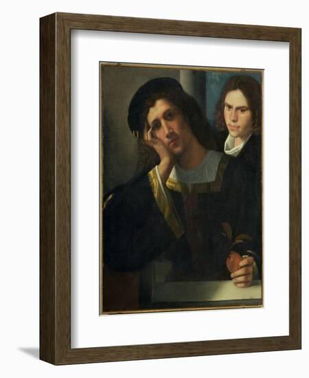 Double Portrait, circa 1502-Giorgione-Framed Giclee Print