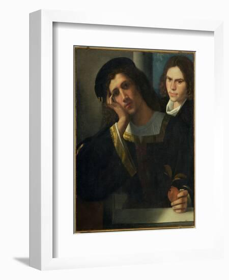 Double Portrait, circa 1502-Giorgione-Framed Giclee Print