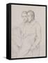 Double portrait d'Hyppolyte et Paul Flandrin-Hippolyte Flandrin-Framed Stretched Canvas