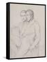 Double portrait d'Hyppolyte et Paul Flandrin-Hippolyte Flandrin-Framed Stretched Canvas