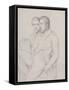 Double portrait d'Hyppolyte et Paul Flandrin-Hippolyte Flandrin-Framed Stretched Canvas