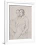 Double portrait d'Hyppolyte et Paul Flandrin-Hippolyte Flandrin-Framed Giclee Print