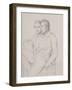 Double portrait d'Hyppolyte et Paul Flandrin-Hippolyte Flandrin-Framed Giclee Print