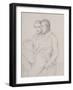 Double portrait d'Hyppolyte et Paul Flandrin-Hippolyte Flandrin-Framed Giclee Print
