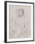 Double portrait d'Hyppolyte et Paul Flandrin-Hippolyte Flandrin-Framed Giclee Print
