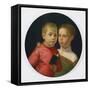 Double Portrait of a Boy and Girl of the Attavanti Family, C.1580-Sofonisba Anguissola-Framed Stretched Canvas