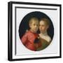 Double Portrait of a Boy and Girl of the Attavanti Family, C.1580-Sofonisba Anguissola-Framed Giclee Print