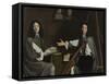 Double Portrait of Both-Philippe De Champaigne-Framed Stretched Canvas