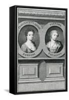 Double Portrait of Francesca Cuzzoni (1696-1778) and Faustina Bordoni (1697-1781)-Enoch Seeman-Framed Stretched Canvas