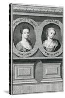 Double Portrait of Francesca Cuzzoni (1696-1778) and Faustina Bordoni (1697-1781)-Enoch Seeman-Stretched Canvas