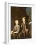 Double Portrait of Henry Penruddocke Wyndham and his Brother Wandham-Joseph Highmore-Framed Giclee Print
