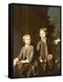 Double Portrait of Henry Penruddocke Wyndham and his Brother Wandham-Joseph Highmore-Framed Stretched Canvas