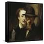 Double-Portrait of Marées / Lenbach, 1863-Hans Marées-Framed Stretched Canvas