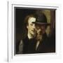 Double-Portrait of Marées / Lenbach, 1863-Hans Marées-Framed Giclee Print