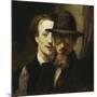 Double-Portrait of Marées / Lenbach, 1863-Hans Marées-Mounted Giclee Print