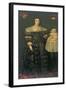 Double Portrait of Mary, Lady Bowes, Aged 24, and Her Eldest Son, Thomas, 1630-English School-Framed Giclee Print