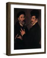 Double Portrait of Musicians, 1579-Bartolomeo Passerotti-Framed Giclee Print