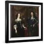 Double Portrait of the Grand Duke Ferdinand II of Tuscany and His Wife Vittoria Della Rovere, 1660S-Justus Sustermans-Framed Giclee Print