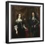 Double Portrait of the Grand Duke Ferdinand II of Tuscany and His Wife Vittoria Della Rovere, 1660S-Justus Sustermans-Framed Giclee Print