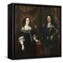 Double Portrait of the Grand Duke Ferdinand II of Tuscany and His Wife Vittoria Della Rovere, 1660S-Justus Sustermans-Framed Stretched Canvas