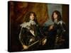 Double Portrait of the Palatine Princes Karl Ludwig I, Elector and His Brother Robert (1619-1682)-Sir Anthony Van Dyck-Stretched Canvas