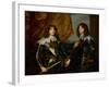 Double Portrait of the Palatine Princes Karl Ludwig I, Elector and His Brother Robert (1619-1682)-Sir Anthony Van Dyck-Framed Giclee Print