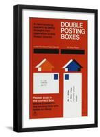 Double Posting Boxes-Donald Smith-Framed Art Print